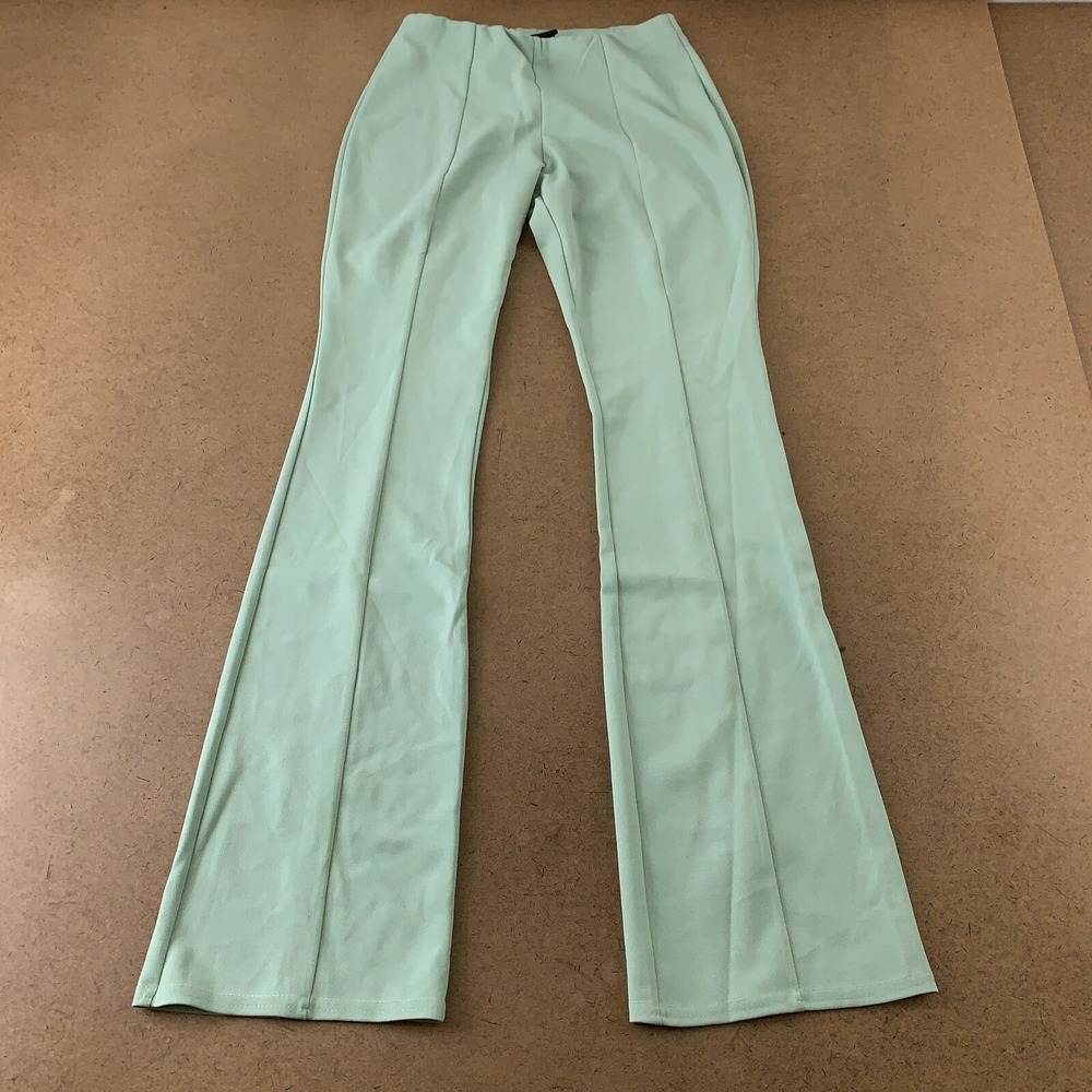 ASOS Design Women's Size 6 Sage Jersey Suit Low Rider Baby Kick Flare Pants New
